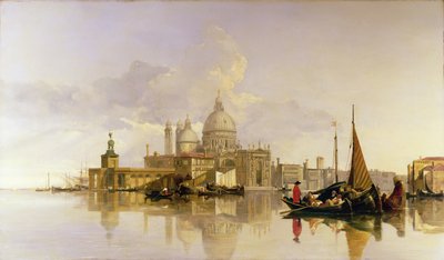 Venedig mit der Dogana und der Kirche S. Maria von William James Muller